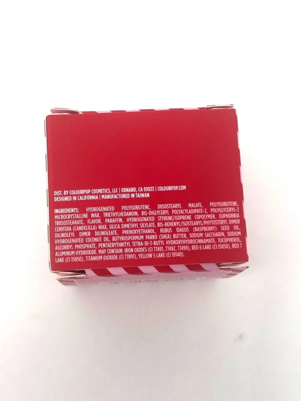 ColourPop Fresh Kiss Lip Mask - Candy Cane - 0.28oz Hydrating Holiday Flavor